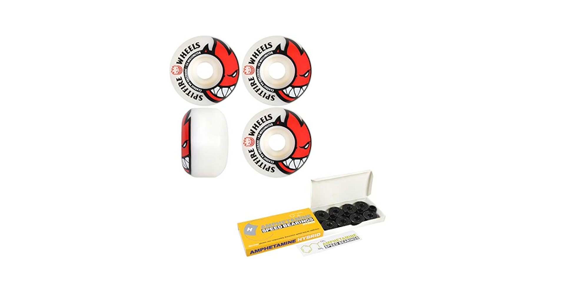 Amazon.com : Spitfire Skateboard Wheels with Hybrid Ceramic