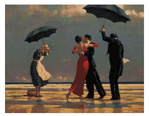 Dance to The Wind Counted Cross Stitch Kits 200x157 Stitch, 47x39 cm Egyptian Cotton Floss, Counted Cotton Dance Cross Stitch Kits