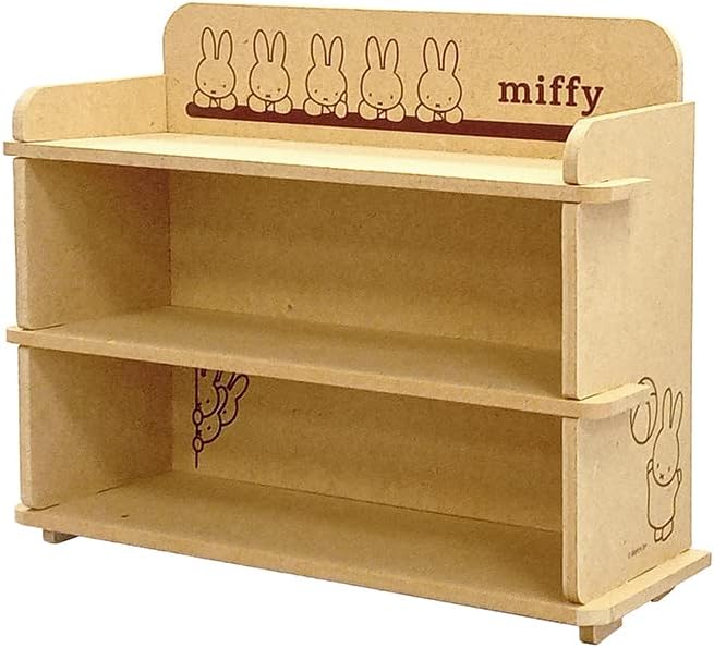 NaganoFactory DB1681 Miffy Easy Assembly Mini Wood Shelf