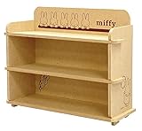 NaganoFactory DB1681 Miffy Easy Assembly Mini Wood Shelf
