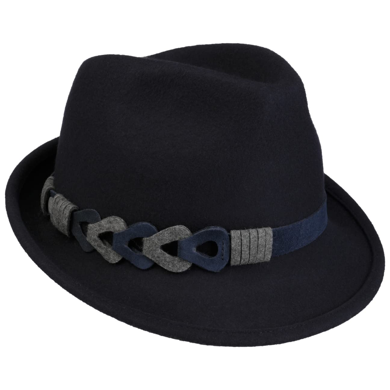 LIERYS Colwood Trilby Cappello Feltro di Lana Prodotto in Italia Unisex Autunno Inverno