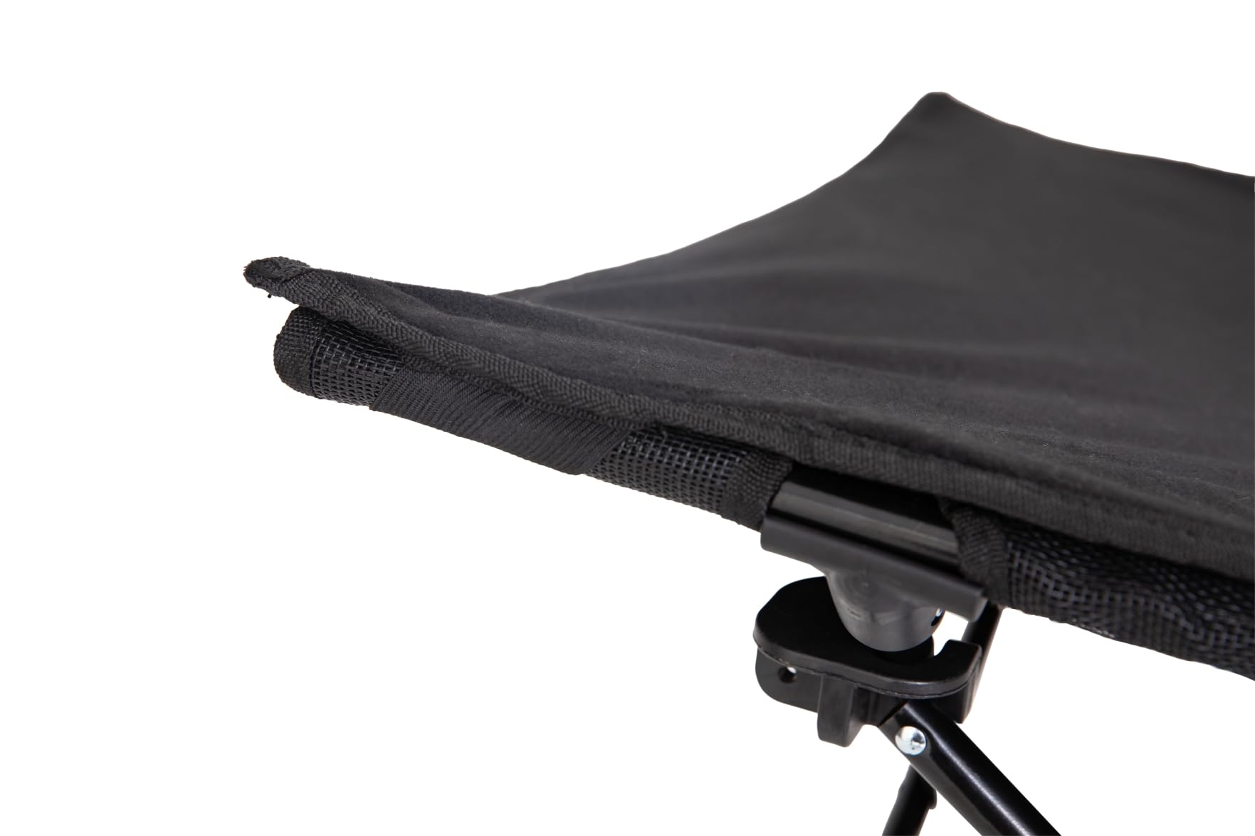 KingCamp Erhöhtes Hundebett Hundeliege Outdoor Haustierbett Haustierliege Atmungsaktivem Mesh & Wildledermatte & Rutschfesten Füßen für Reisen Garten Outdoor Indoor, Schwarz 121 × 68 × 30 cm