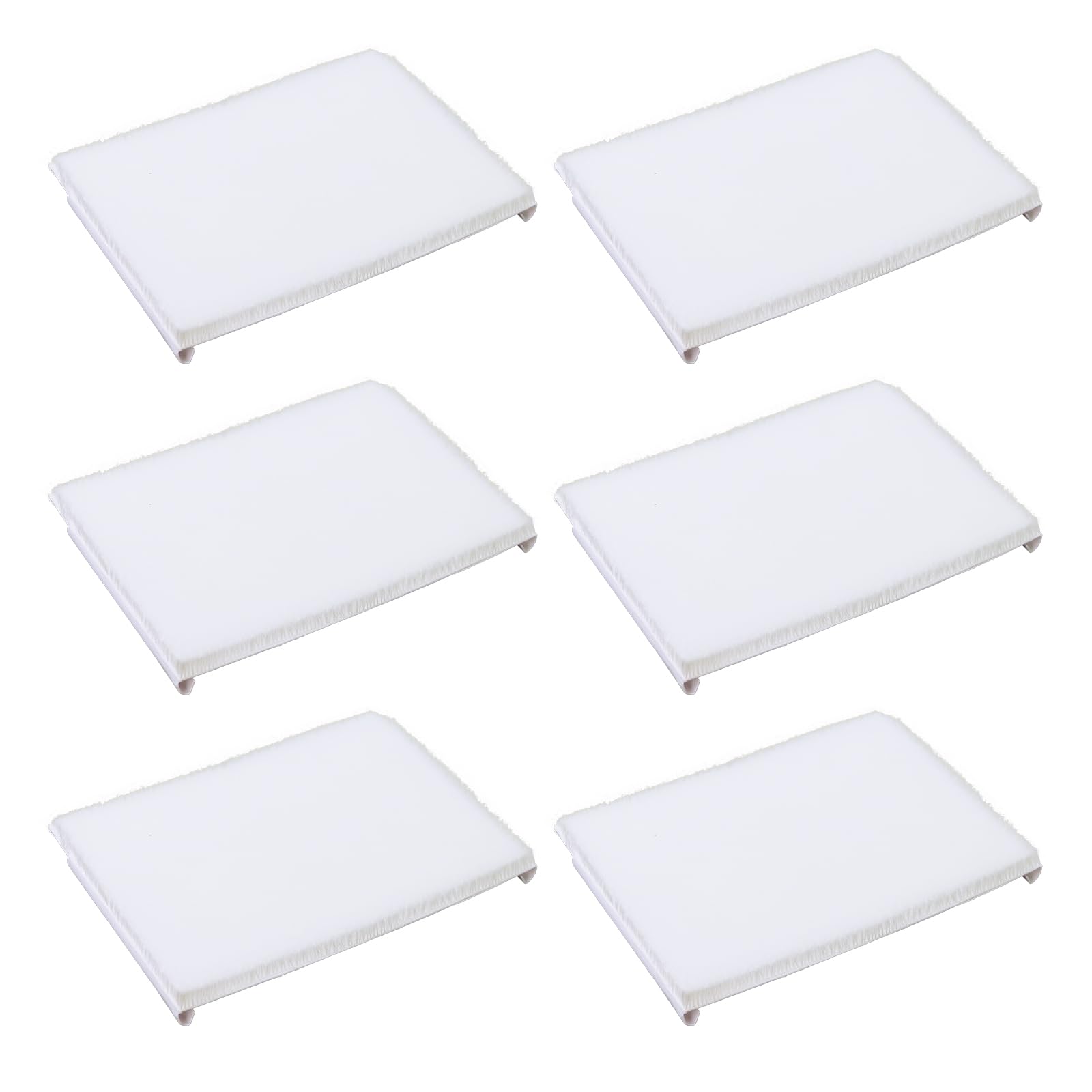 6 tamponi di ricambio per evidenziatore di vernice, strumento per tagliabordi, tamponi per pittura interna, perfetti per bordi e ritocchi (12 x 9 cm)