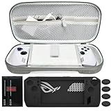 Asus Rog Ally Handheld Case: Silicone Protective Case with Hard Shell Travel Bag and Screen Cleaning Kit