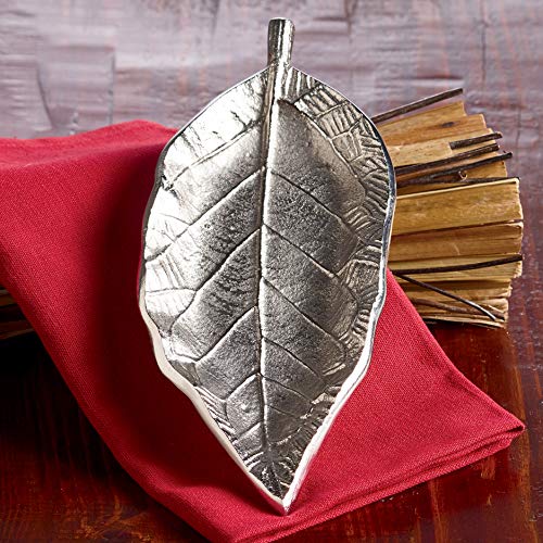 India Handicraft Aluminum Leaf Tray