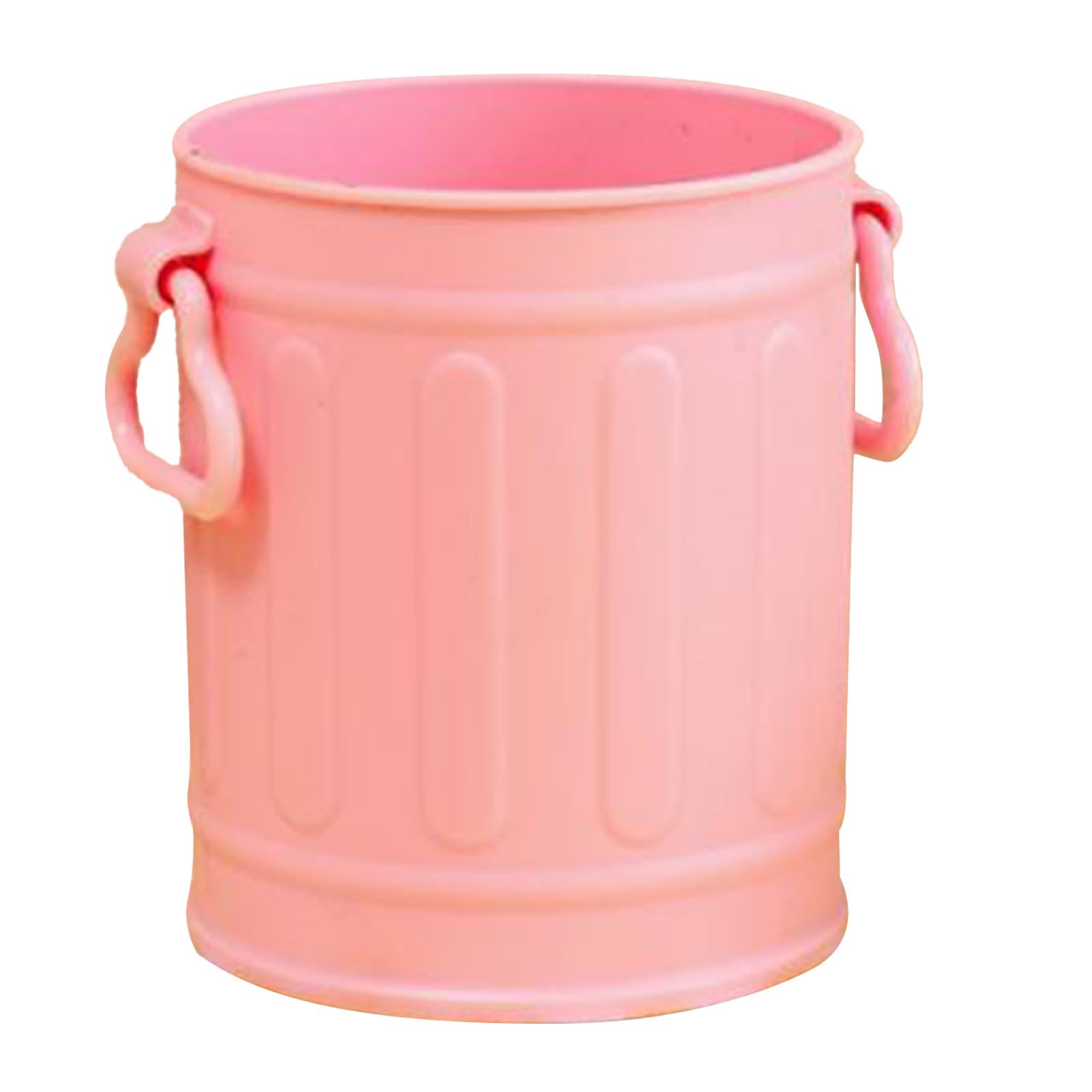 Muiltvoe Pen Holder Pencil Bucket Plastic Makeup Brush Organizer with 2 Handles for Office School Home Desktop Stationery Supplies (Green)