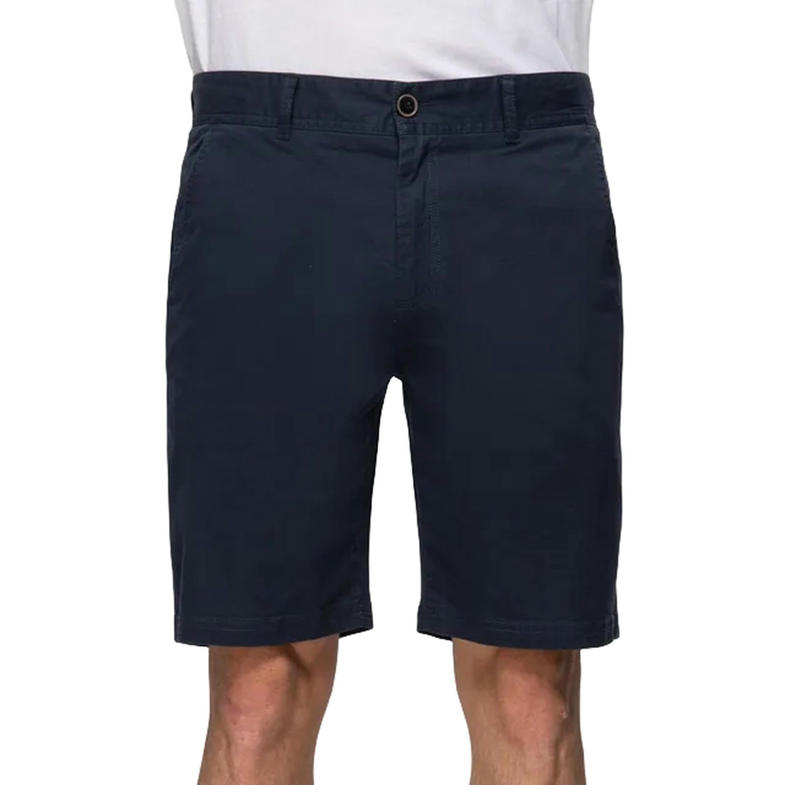 Męskie szorty męskie bawełniane szorty jednolite slim fit 18 cm wygodne rozciągliwe krótkie spodenki do pracy w golfa