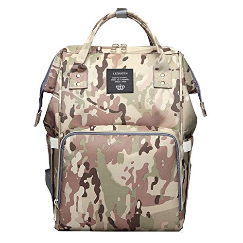 Armbq Camo Diaper Bag Backpack Multi-Function Diaper Bag for Baby Care Essentials Waterproof Travel Baby Bag for Mom Dad