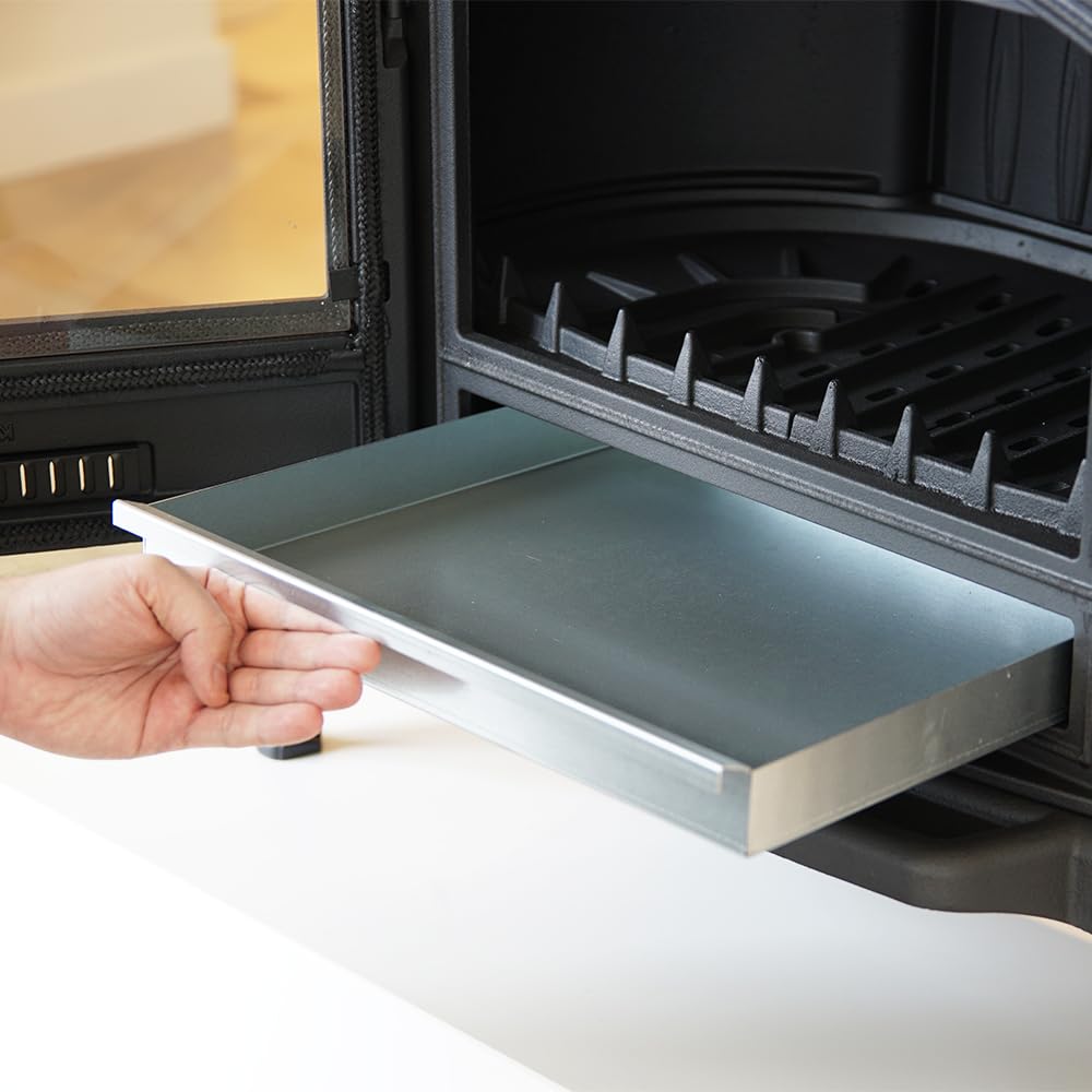 KRATKI Stufa a legna in ghisa KOZA K9 10 kW Ø150 mm – gamma 8,5-12,5 kW – ECO-DESIGN stufa economica classe energetica A – ideale per ambienti rustici o tradizionali