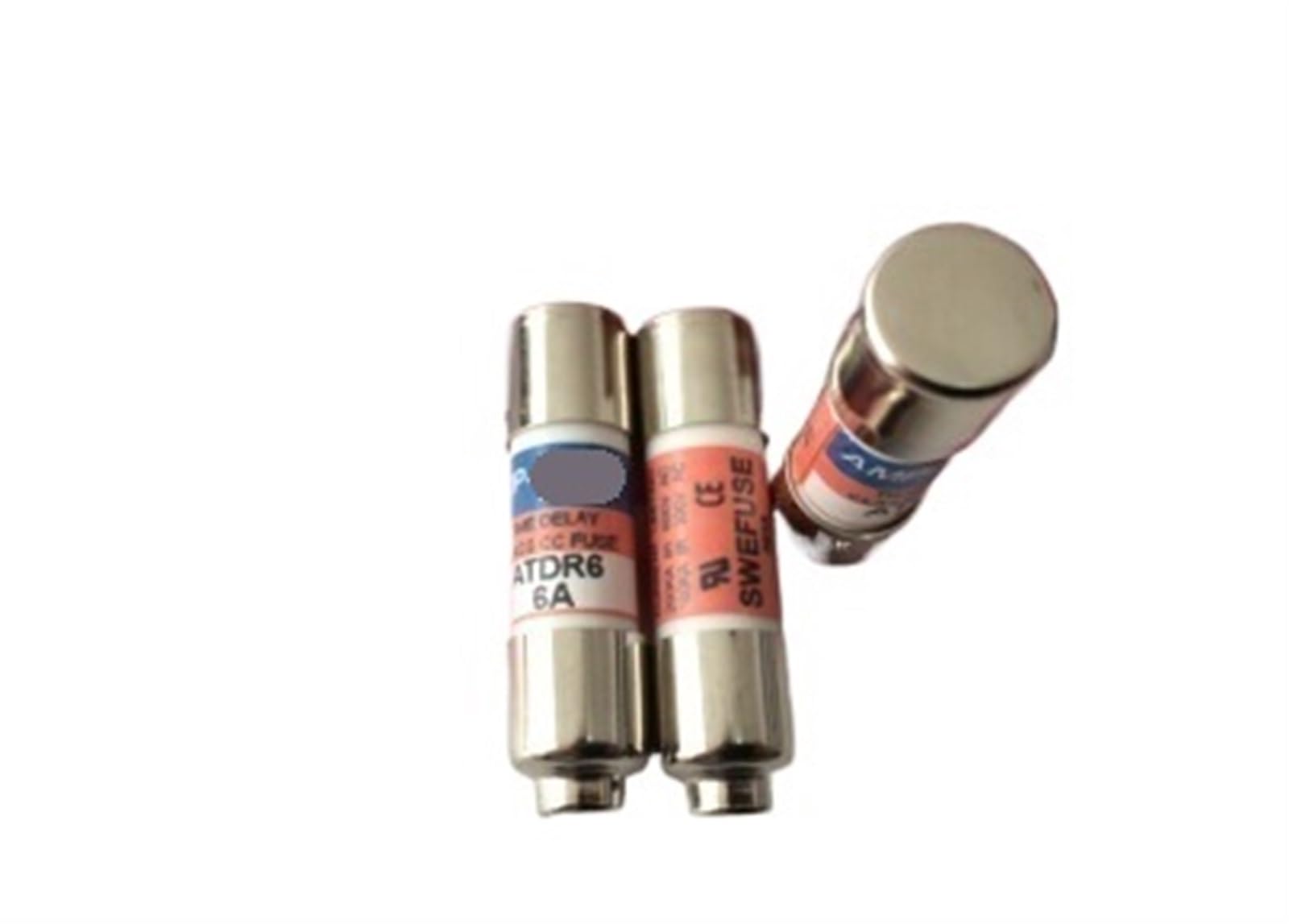 Fusible AMP-TRAP ATDR8/10 0.8A 600V cartouche cylindrique temporisée classe CC - 2