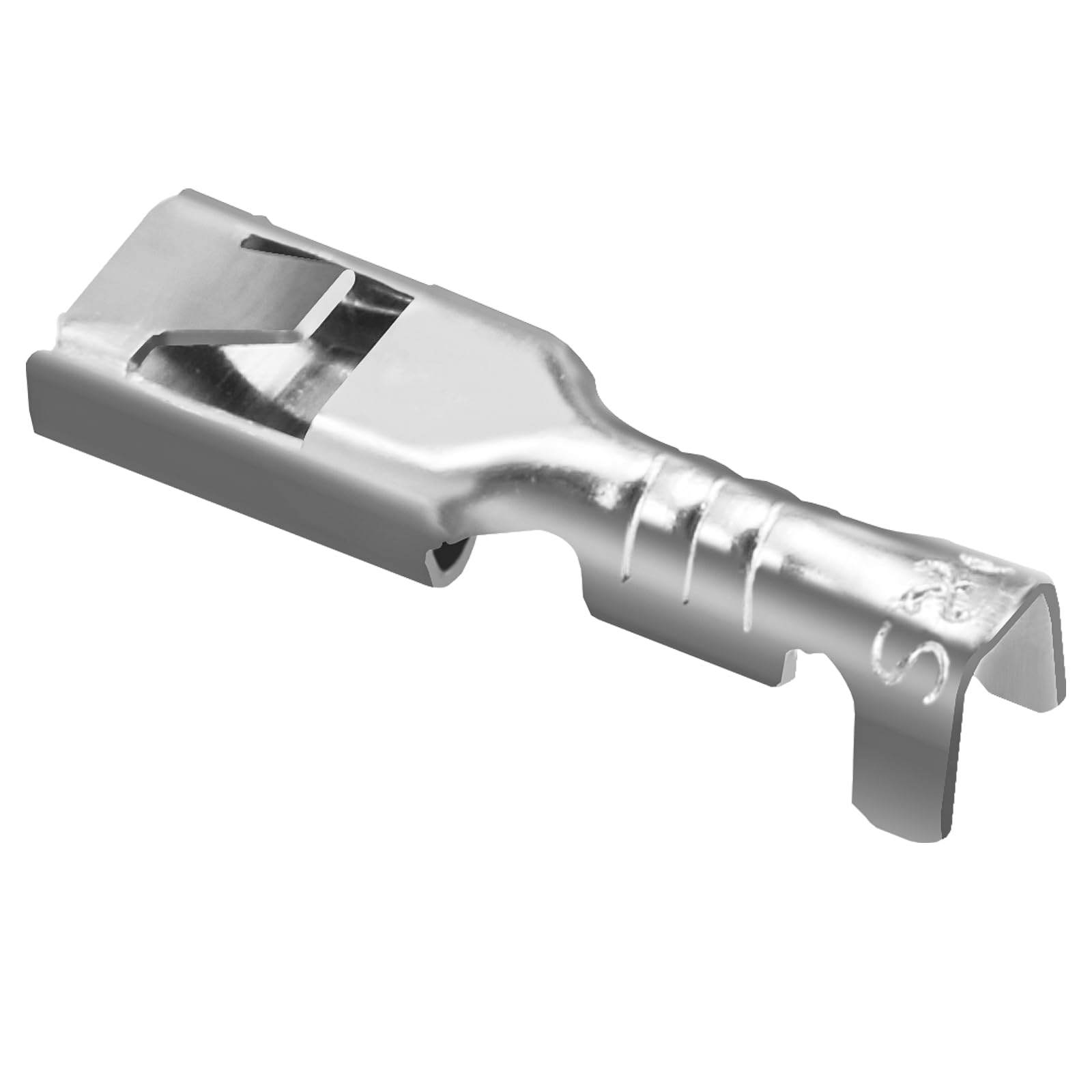 Heschen Male Spade Quick Splice Crimp Terminals, 2.8mm, Crimp Connector Non Insulated 100pcs