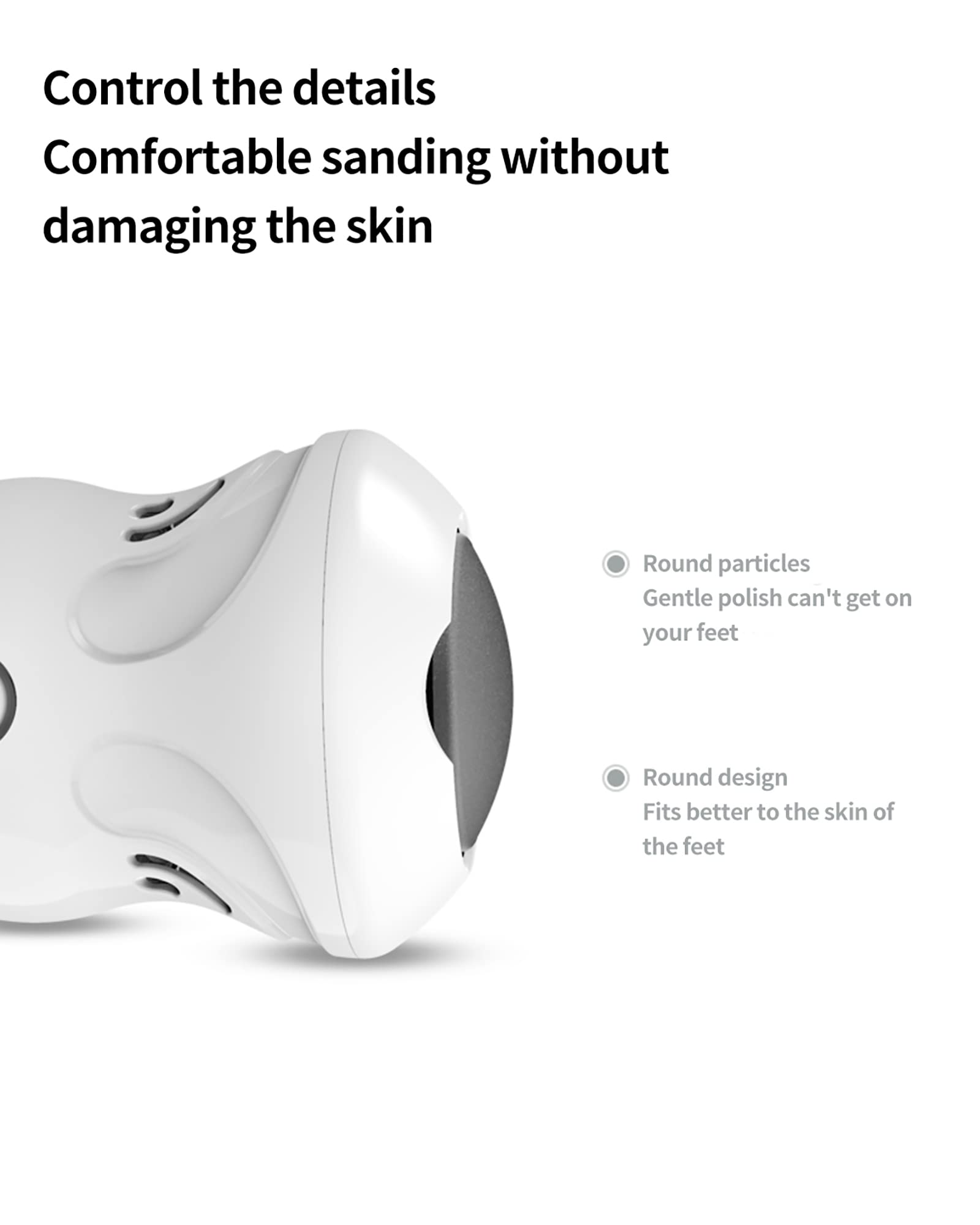 Lime à Pied électrique à adsorption sous Vide Portable, dissolvant de callosités Rechargeable, meuleuse de Pied, pédicure, Outils de Soin pour Talons fissurés et Peau Morte