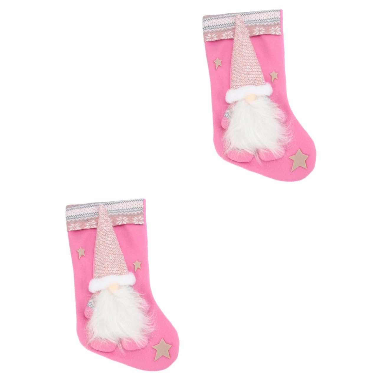 Chaussette de Noël sans visage OUNONA pour sublimer votre sapin et cheminée