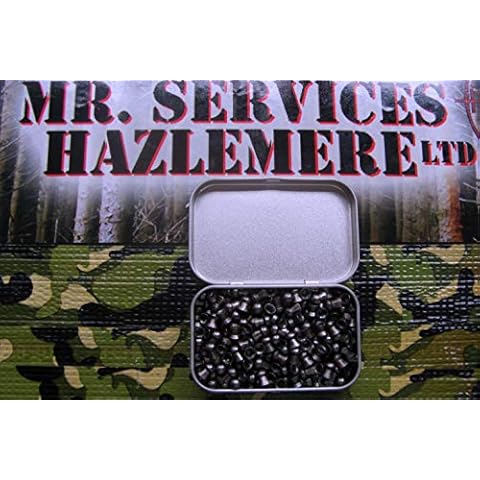 MR SERVICES HAZLEMERE LTD SURVIVAL TIN OF 250 x VICTORY SHOCK DOMED .22-5.5mm CALIBER AIR GUN PELLETS Cover