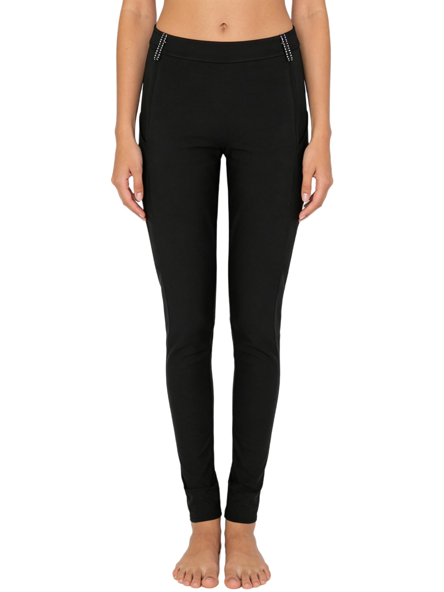Hansber Chaussettes Sport pour Dames Respirantes Leggings Sport pour Dames Longs Jambières Cavalier Pantalons Cavalier Pantalons Yoga pour Activités Complètes