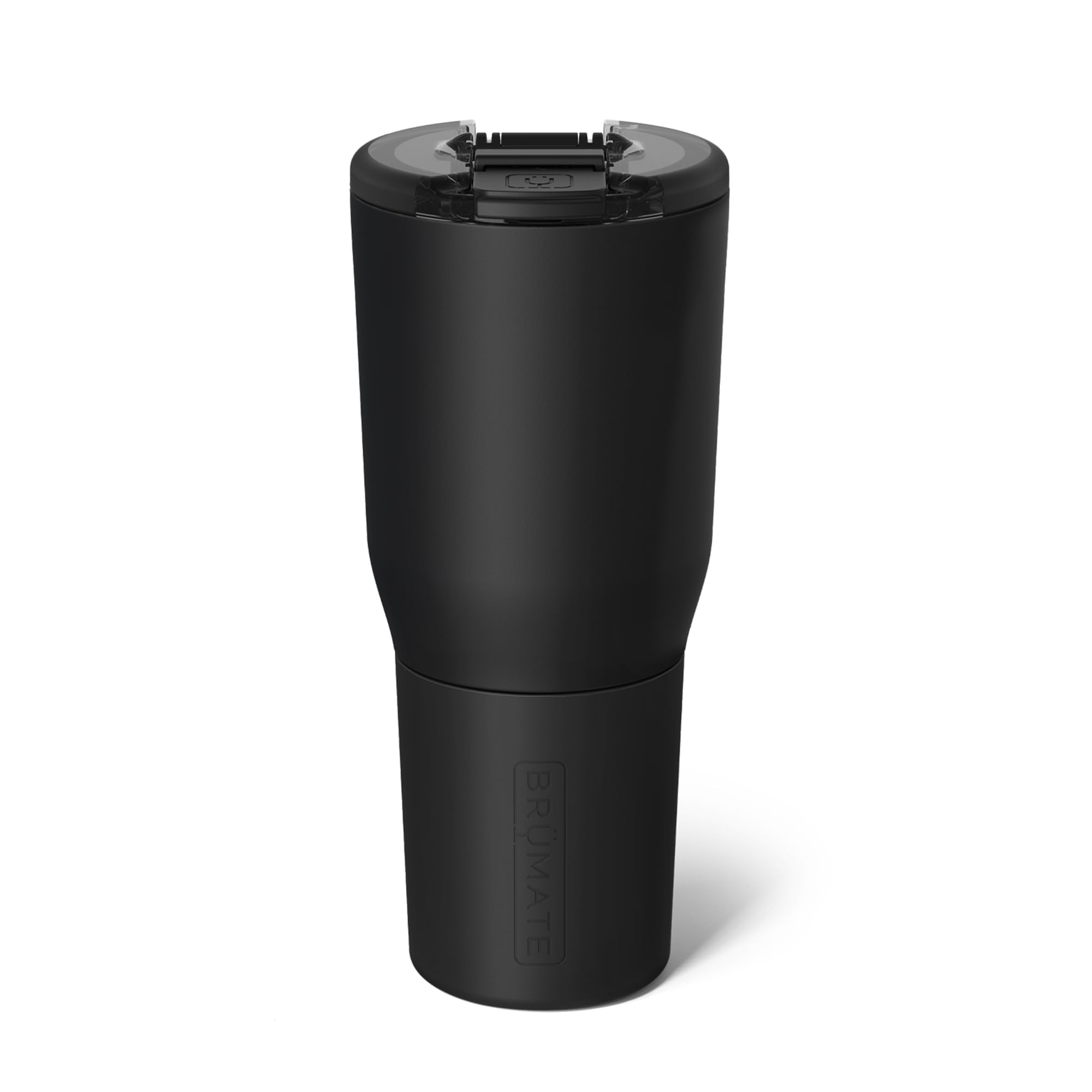 BrüMate Nav 35oz 100% Leak Proof Insulated Travel Tumbler with Magnetic BevLock™ Lid - Double Wall Cup-Holder Friendly Stainless Steel Mug (Matte Black)