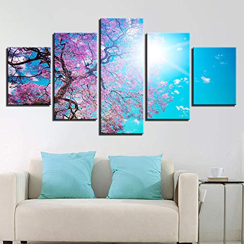 Fleur vue moderne décoration soleil pour raviver un mur blanc de chambre