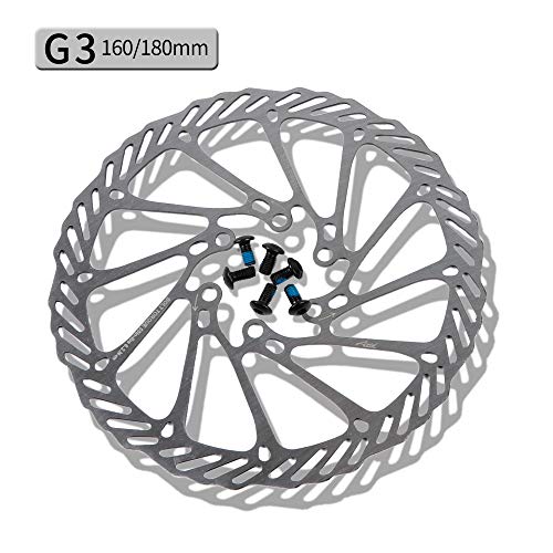 PLATTBK Bike Disc Brake Rotors 160/180/203mm 2Pcs/set G3 Stainless Steel Bicycle Disc with Bolts for Road Bike Mountain Bike, MTB, BMX - Image 4