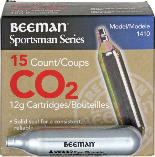 Beeman Sportsman Series CO2 Cartridge, 15 Count