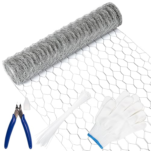 Chicken Wire 5M Chicken Wire Mesh Roll Chicken Wire Mesh for Pet Rabbit Chicken Fencing