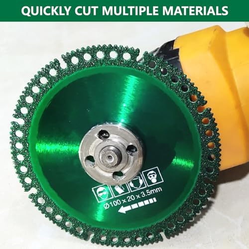 Neyared 4PCS 100mm Angle Grinder Wood Cutting Discs, Metal Glass Tile Cutting Disc, Multifunctional and Quick Change - Image 3