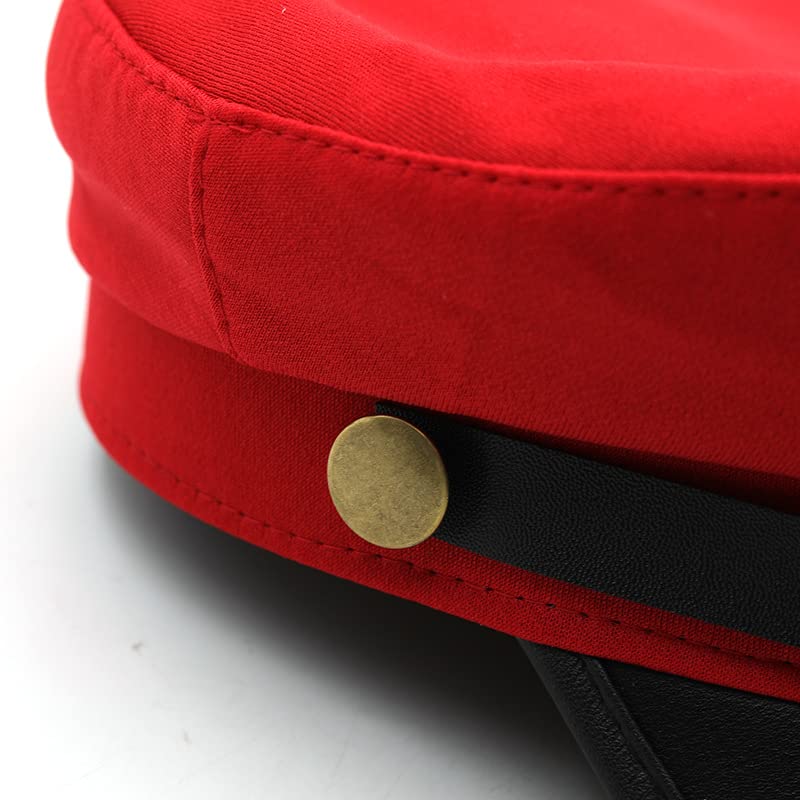 Image of Newsboy Cap for Women Beret Hat Vintage Military Sailor Captain Caps | Painter Ivy Peaked Flat Cap