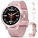 GOKOO Smartwatch Mujer Rosa Reloj Inteligente IP68 Impermeable Rastreador de Fitness Pantalla Táctil Completa Reloj Deportivo Inteligente Pulsómetros Podómetro Calorías Compatible con iOS Android.