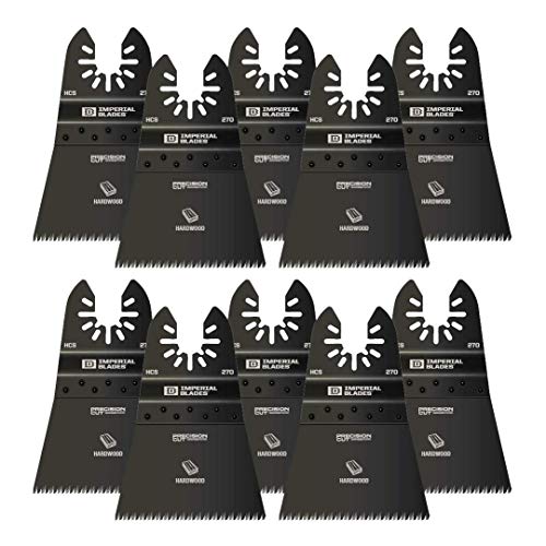 Imperial Blades IBOA270-10 One Fit 2-1/2" Japanese Tooth Hardwood Blade, 10PC, multi