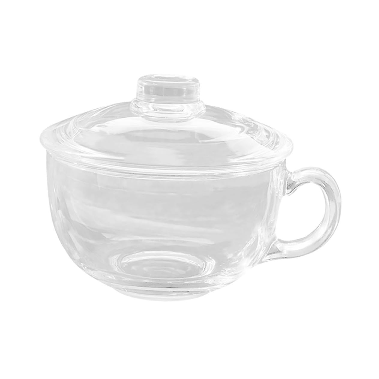 Bol en verre haut de gamme TEHAUX avec couvercle au design minimaliste