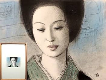 絵画日本の女性市立美術館奨励賞受賞作品10号直筆サイン入り 絵画日本の女性市立美術館奨励賞受賞作品10号直筆サイン入り 絵画