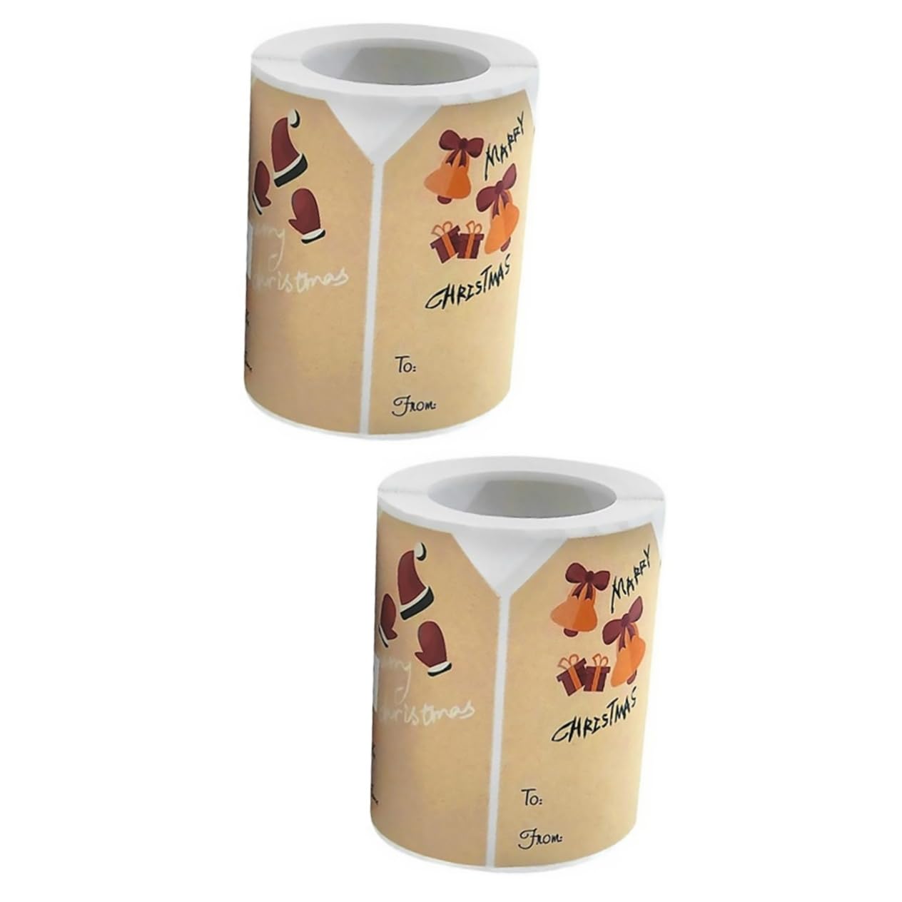 STOBOK 2 Di Etichette Adesive Per Decorazioni Natalizie Etichette Festive Autoadesive Per Decorazioni Da Imballaggio Facili Da Applicare