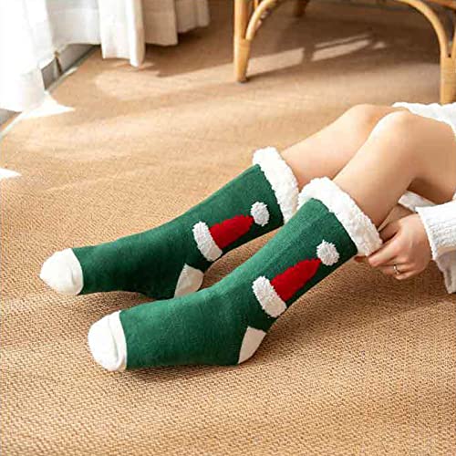Christmas Slipper Socks for Women Fun Cute Cozy Warm Xmas Fuzzy Socks - image 2