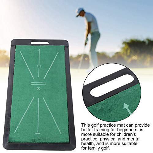 Fishawk Tapete de treino de golfe com rodada, tapete de treino de golfe, para iniciantes ao ar livre