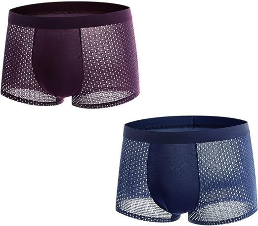 MOKIRIAMen’s Antimicrobial Brief Trunks | Sweat-Proof, No Chafing, Breathable Lycra Underwear | Moisture-Wicking, Seamless & Comfortable Innerwear (Multicolor, Size L-4XL)