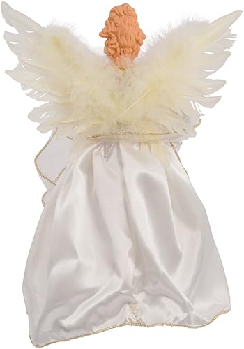 Miniatura 3 de Kurt Adler punta para árbol de navidad, angel iluminado.