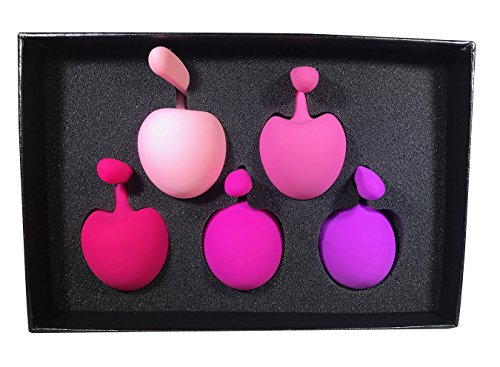 Shibari-Cherry-Kegel-Balls-5Piece-Variable-Weighted-Set-to-Exercise-Tone-Pelvic-Floor-Muscles-Made-with-Premium-Grade-Silicone