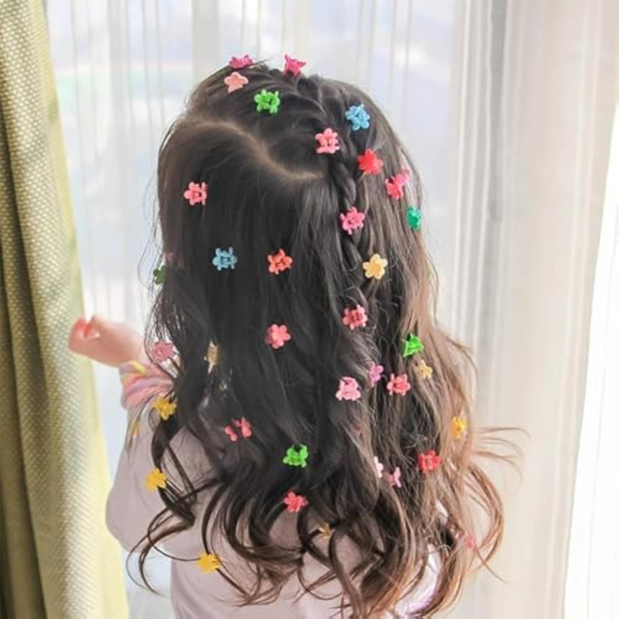 Mini Claw Hair Clips Set, 60Pcs Mixed Colors