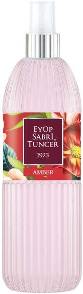 Eyüp Sabri Tuncer Eau de Cologne Amber 150 ml Plastic Bottle Spray I Fragrance Water I Fragrance Spray I Amber I EDC I Eau de Cologne Spray