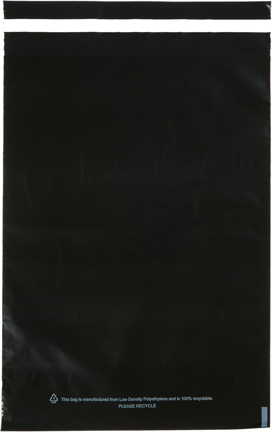 Packaging Products Online Black Postage Mailing Bags - Strong Self Seal Recyclable Poly Mailers (10, 250mm x 350mm (10" x 14"))