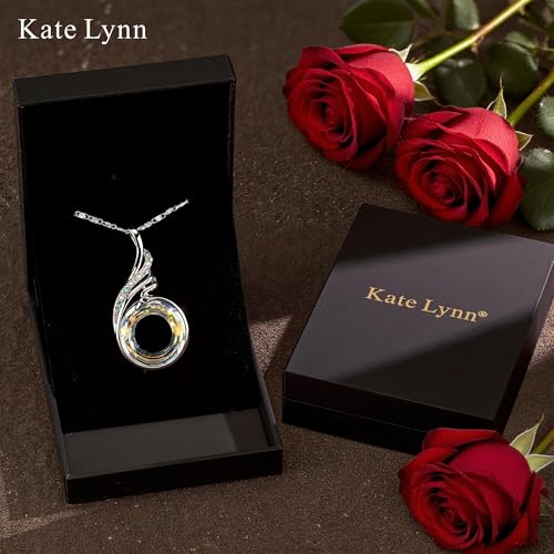 Image of Kate Lynn Rise From the Ashes Phoenix Pendant Necklace for Women | Symbol of Strength & Rebirth, Meaningful Birthday Gift for Women