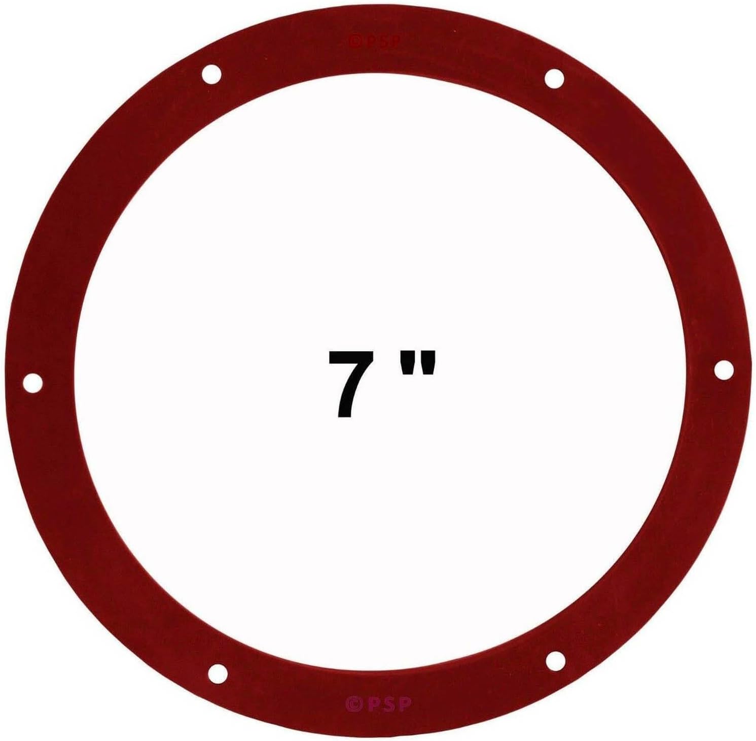 Silicone Rubber Gasket combustion motor to housing 7" round