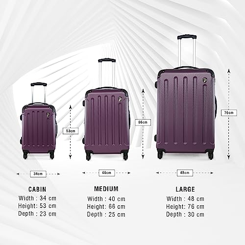 Image of Heys Revolver Range Purple Color 26 inch Medium Trolley