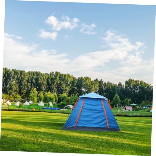 Carpa plegable para camping exterior para 2 personas color azul miniatura 5
