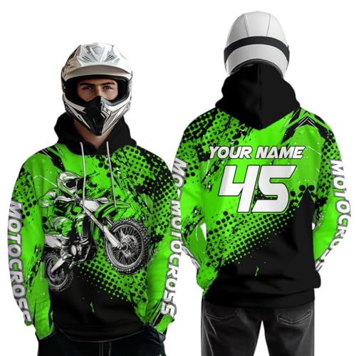 Custom Motocross Jersey Hoodie Youth Dirt Bike Shirts Racing Hoodie Jersey Motocross Gifts for Men Women2
