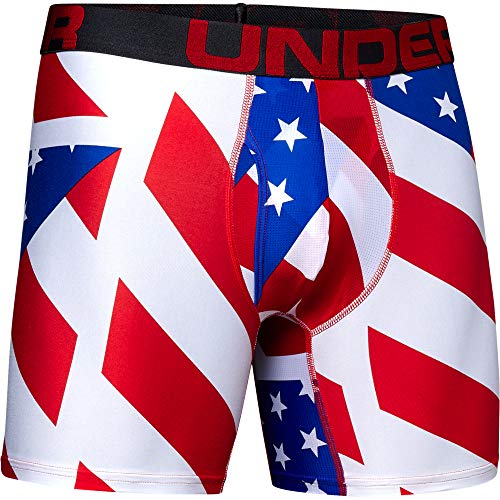 Image of Under Armour mens Multi-pack Performance Tech Boxerjock Brief, 6 inch Inseam, All-day Comfort & Soft
