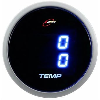 MOTOR METER RACING 52mm 2-1/16" Digital Dual Temperature Gauge F