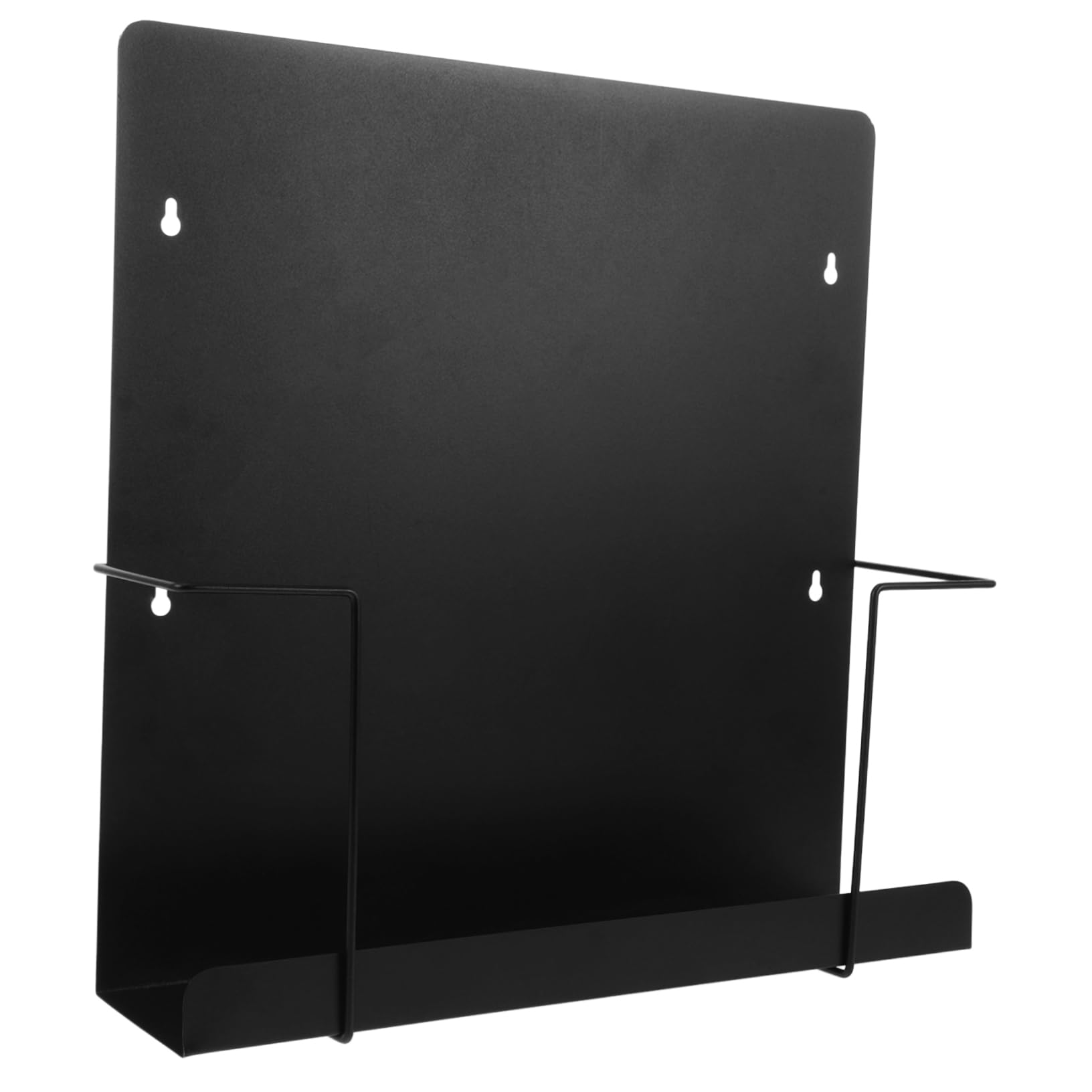 Supporto per Mensola a Parete in Acciaio per Dischi in Vinile, Organizer Salvaspazio per CD e Dvd Montaggio a Parete, Espositore Moderno per Collezioni Musicali in Camera da Letto