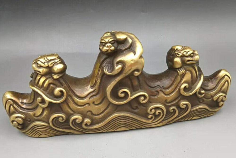 Statues et figurines de bureau avec porte-stylo en forme d'animal