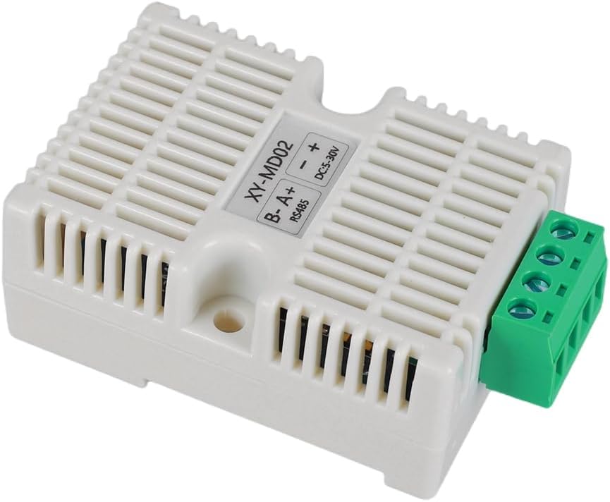 – Temperature Humidity Transmitter, RS485 SHT20 Sensor Modbus RTU Acquisition Module Transducer High Precision Monitoring Modbus