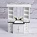 112 Dollhouse Mini Basin Cabinet Miniature Furniture for Bathroom Kitchen Decoration